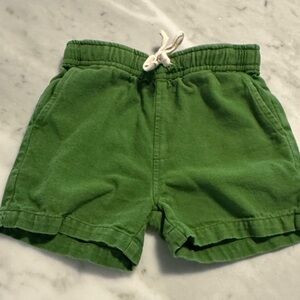 Comfy Green Kids Shorts
